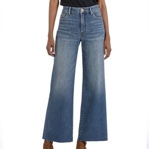 KUT Kloth Meg Fab Ab Wide Leg Jeans Size 14L